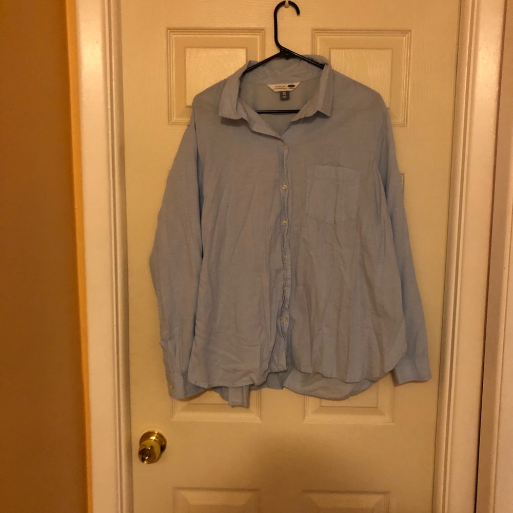 Old Navy Light Blue Button Down Shirt